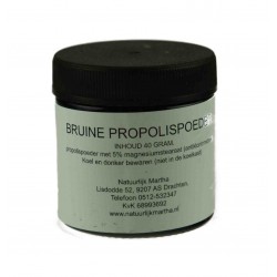 Bruine propolispoeder - Natuurlijk Martha