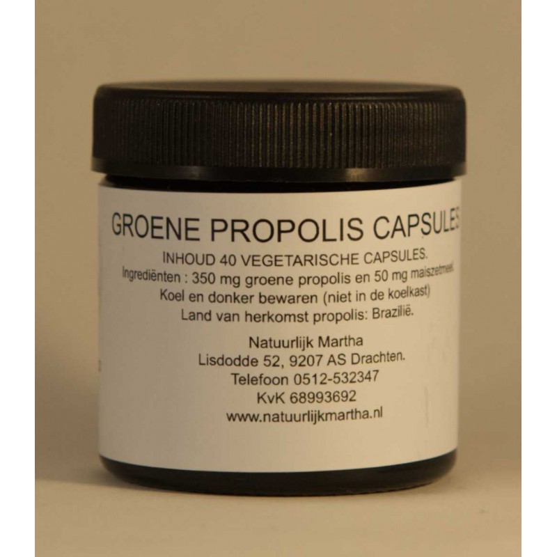 Propolis capsules - groen - Natuurlijk Martha